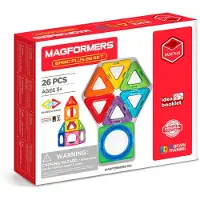 Magformers Magnetset - Basic Plus - 26 Delar - - One Size - Magnetiska leksaker