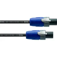 Cordial Högtalare Kabel [1x Typ SPK-kontakt - 1x Typ SPK-kontakt] 2 x 2.5 mm² 3.00 m Svart