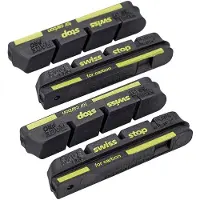Swissstop Kit 4 Rim Pad Race Pro Black Carbon Fälgbromsbelägg