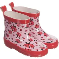 Playshoes Gummistövel rosa / ljusröd / svart