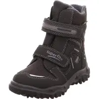 Superfit Snöboots 'Husky' mörkbrun / grå / pastelllila / vit