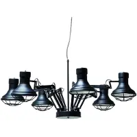 Kare Design pendellampa SPIDER, dimbar, Svart, Vardagsrum / matsal, Metall, Design, Pendellampa