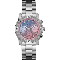 GUESS W0774L1 Konfetti Flerfärgad Glittrande Urtavla Damklocka