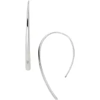 Fossil örhängen Bevel Hoop JF01702040
