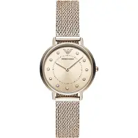 Giorgio Armani Klocka - - AR11129 - Roseguld - Rostfritt stål - 3 ATM vattentäthet