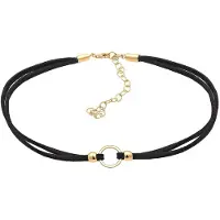 Elli Halsband guld / svart