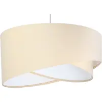 Luna Hänglampa Vivien , dimbar, Creme / bärnsten, Vardagsrum / matsal, Textil / tyger / siden, Modern, Pendellampa