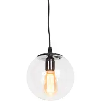 QAZQA Modern pendellampa transparent 20 cm - Pallon