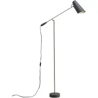 Northern Golvlampa , Birdy, Grå, Vardagsrum, Metall, Design