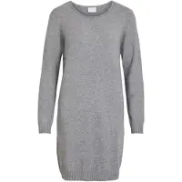 Vila Ril Knit Klänning Med Långa ärmar