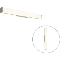 QAZQA Modern badrumsvägglampa stål 62 cm IP44 - Cascada