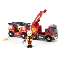 BRIO Brandbil - Röd 33811 - - One Size - Bil