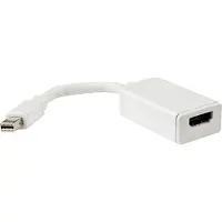 DeLOCK 65099 Mini-DisplayPort / HDMI Adapter [1x Mini-DisplayPort hane - 1x HDMI hona] Svart 12 cm