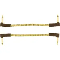 Fender Deluxe 6-tums Förlängningskabel 2- Pack Tweed