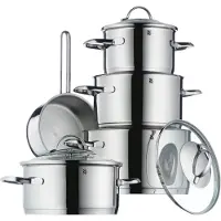 WMF Provence Plus 0721556380, Grytset, Rostfritt stål, Rostfritt stål, Rostfritt stål, Rostfritt stål, Rostfritt stål
