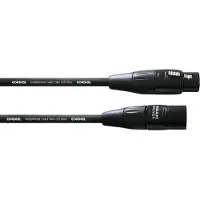Cordial CIM5FM XLR Anslutningskabel [1x XLR-honkontakt - 1x XLR-hankontakt] 5.00 m Svart
