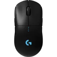 Logitech G Pro - Mus - höger- och vänsterhänta - optisk - trådlös - 2.4 GHz - trådlös USB-mottagare