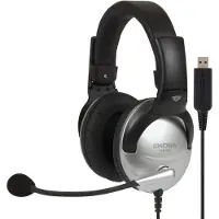 Koss Headset SB45 USB On-Ear Silver/Svart