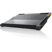 Targus Chill Mat - Ställ för bärbar dator - med USB 2.0 nav med 4 portar - svart, grå