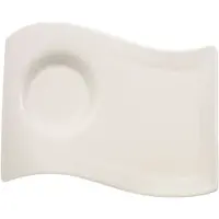 Villeroy & Boch New Wave Caffè Party Plate Stor 22x17cm - Assietter Porslin Vit