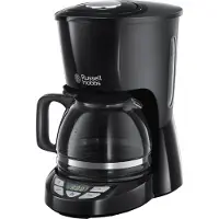 Russell Hobbs Textures Plus 22620-56 - Kaffemaskin - 10 koppar - högglansig/mattsvart