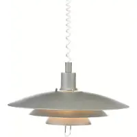 Markslöjd Taklampa , KIRKENES, dimbara, Grå, Vardagsrum, Metall, Modern