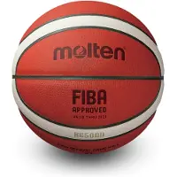 Molten basketbollmodell 5000 (GL) str. 7, officiell FIBA matchboll för EM, OS, VM