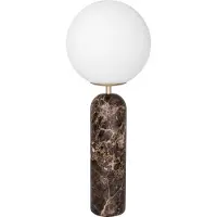 Globen Lighting Bordslampa Torrano, Brun / rost, Vardagsrum / matsal, Sten, Design, Bordslampa