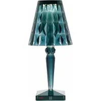 Kartell Bordslampa , Big Battery, Blå, Vardagsrum, Plast, Design