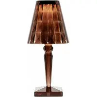 Kartell Bordslampa , Big Battery, Brun / rost, Vardagsrum, Plast, Design