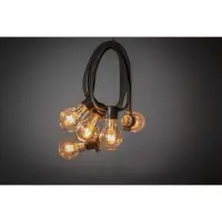 Konstsmide Ljusslinga 10st amber färgade LED-lampor