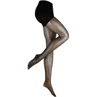 Magic bodyfashion Nylonstrumpbyxa 'Sexy Dots' svart