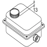 Jevi S-BOX anslutningsbox för elpatron TYPE H1 1/2RG