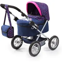 Bayer Deep Stroller Trendy navy blue + c.pink 13054