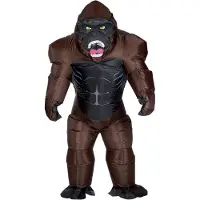 Widmann Uppblåsbar gorilladräkt