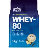 Star Nutrition Whey-80 Vassleprotein 1 kg