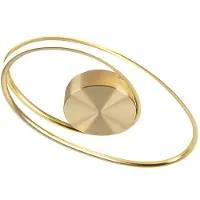 QAZQA Design taklampa guld inkl LED 3-stegs dimbar - Rowan