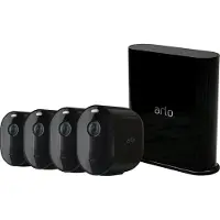Arlo Pro 3 Wire-Free Security Camera System - Gateway + kamera(or) - trådlös (802.11b, 802.11g, 802.11n) - 4 kameror - svart