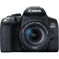 Canon Systemkamera - - EOS 850D - Kit EF‑S 18‑55mm IS STM - f/4‑5.6 - Svart