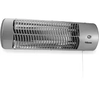 Tristar KA-5010, Elektrisk kvartsvärmare, IP24, inomhus, Vägg, Rostfritt stål, 1200 W