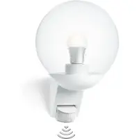 Steinel L 585 S 005917 Utomhusväggbelysning med rörelsedetektor Lågenergilampa, LED E27 60 W Vit