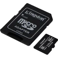 Kingston Canvas Select Plus Micro Sd Class 10 32gb Minneskort Med Adapter