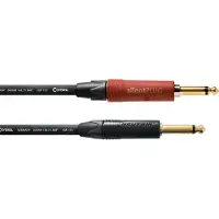 Cordial 11214 Teleplugg Instrument Anslutningskabel [1x Teleplugg: 6,3 mm (mono) - 1x Teleplugg: 6,3 mm (mono)] 3 m Svart