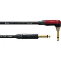Cordial 11218 Teleplugg Audio Anslutningskabel [1x Teleplugg: 6,3 mm (mono) - 1x Teleplugg: 6,3 mm (mono)] 3 m Svart PVC-mantel