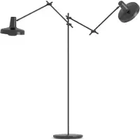 Grupa Products Golvlampa , Arigato, Svart, Arbetsrum / hemkontor, Metall