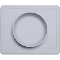 Ezpz Happy Mini Bowl - Silikon - Gråblå - - One Size - Tallrik