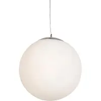 QAZQA Skandinavisk pendellampa opalglas 50 cm - Ball 50
