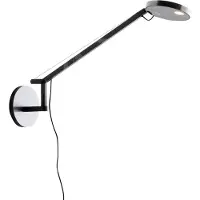 Artemide Vägglampa , Demetra Micro, dimbara, Vit, Arbetsrum / hemkontor, Metall, Design