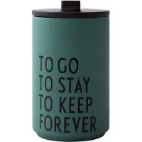 Design Letters Termomugg - 350 ml - Grön - - One Size - Mugg