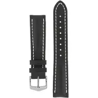 Hirsch Heavy Calf svart klockarmband 014 75 0 50 24mm